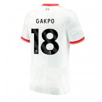 Camisa de Futebol Liverpool Cody Gakpo #18 Equipamento Alternativo 2024-25 Manga Curta